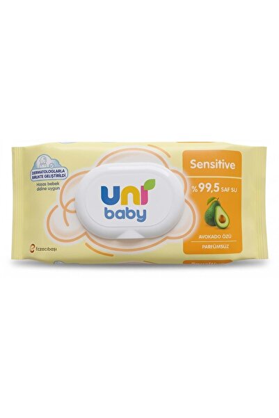 Uni Baby Sensitive Avocado Extract Wet Wipes, 90 Pieces