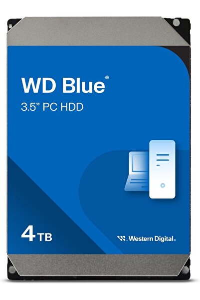 WESTERN DIGITAL 4TB WD Blue PC Internal Hard Drive HDD - 5400 RPM, SATA 6 Gb/...