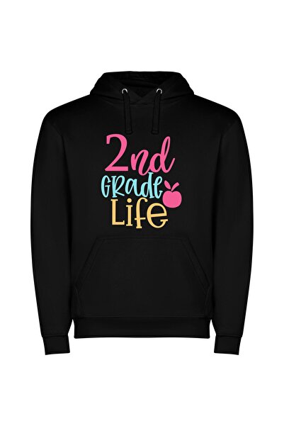 iLovePrints True to Life Art Φούτερ με κουκούλα σε χρώμα Μαύρο