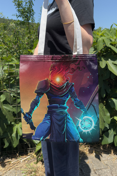 ZipZap Dead Cells V5 Double-Sided Canvas Print Tote Bag Computer Gaming Video...