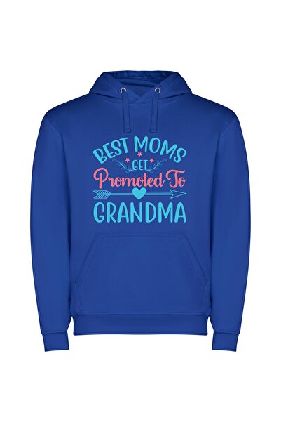iLovePrints Grandma: Adobe's Best Mom Φούτερ με κουκούλα σε χρώμα Μπλε