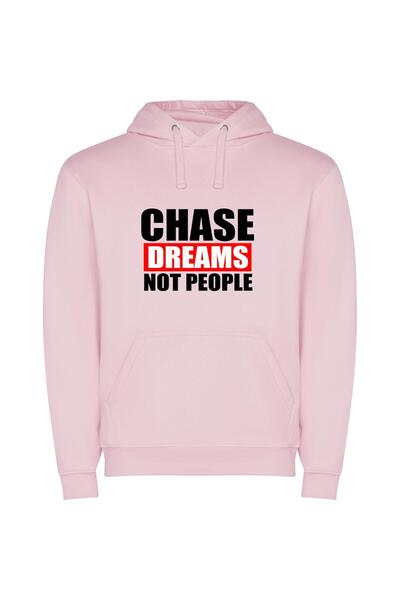iLovePrints Chasing Dream Freedom Φούτερ με κουκούλα σε χρώμα Ροζ