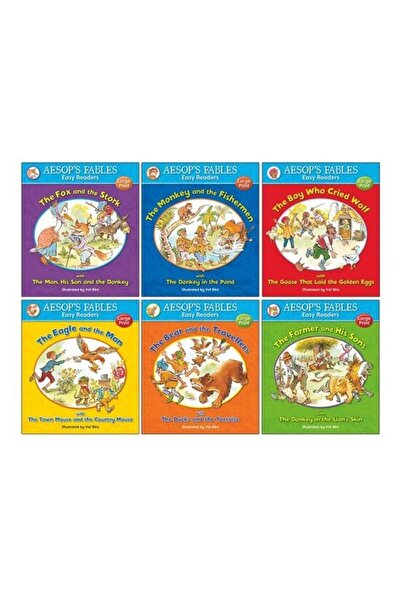 Award Publications Aesop's Fables Easy Readers Collection 6 Books Set By Val ...