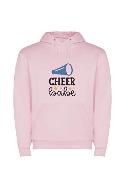 iLovePrints Cheer Babe's Adobe Masterpiece Φούτερ με κουκούλα σε χρώμα Ροζ
