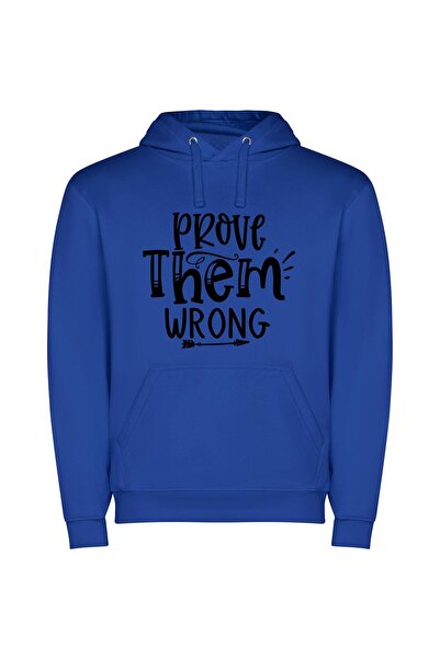 iLovePrints Bold Monochrome Wisdom: Proving Them Wrong Φούτερ με κουκούλα σε ...