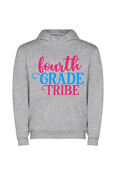 iLovePrints Tribe's Elite Fourth Grade Φούτερ με κουκούλα σε χρώμα Γκρι