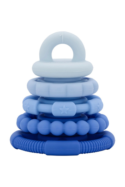 Jellystone Designs Jellystone Set de 5 inele de dentiție piramidale din silic...