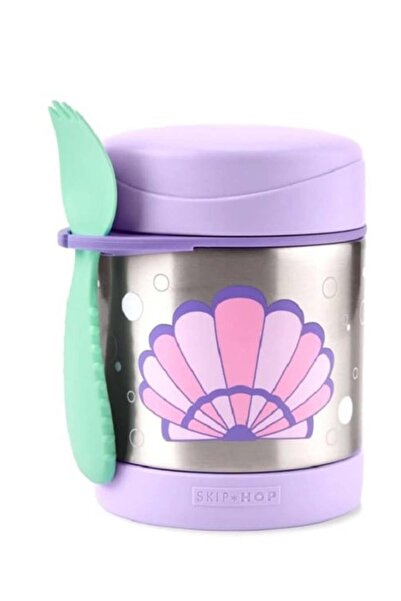 Skip Hop Girl's Seashell Detailed Water Bottle Multicolor