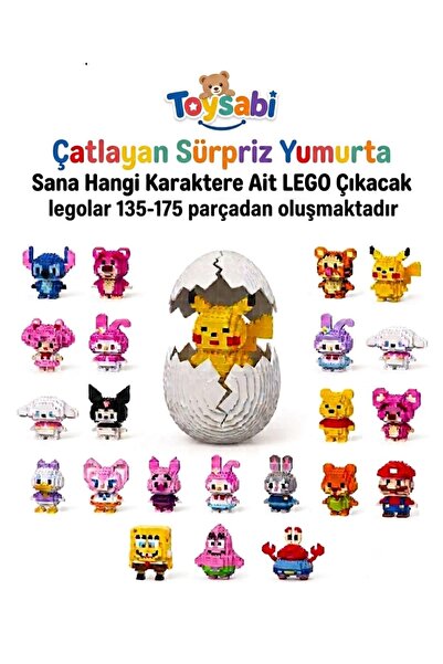 TOYSABİ Çatlayan Sürpriz Yumurta - İçinde Karakter Legosu Çıkıyor - Legolar 1...