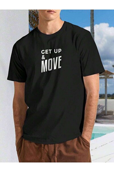 2BIR اشترِ تي شيرت Get Move Deep Quote الملهم - تي شيرتات أنيقة للرجال، قمصان...