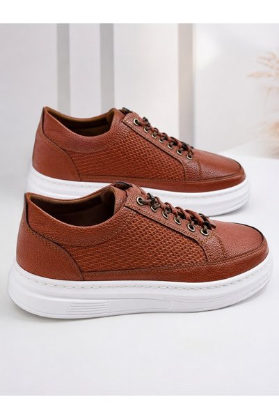 EFNANSHOES Men's Tan Daily Flexible Comfortable Stitched Lightweight Poly Sole Walking Guaranteed Sports Shoes