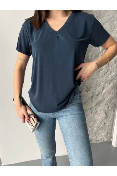 Jodtique Women's V-Neck Cotton Blouse