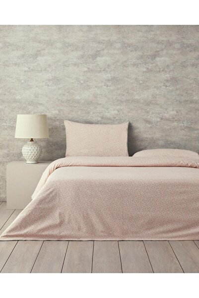 English Home Fancy Flowers Tek Kişilik Çarşaflı Nevresim Takımı Yeşil