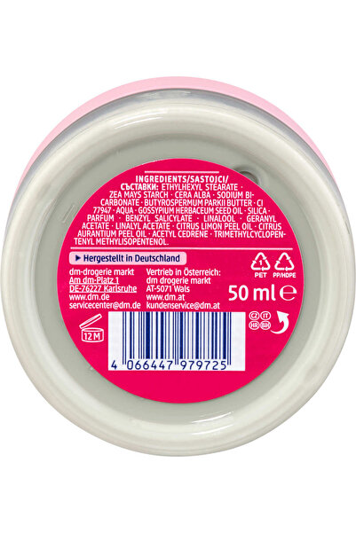OEM Deodorant cremă cu zmeură, 50 ml