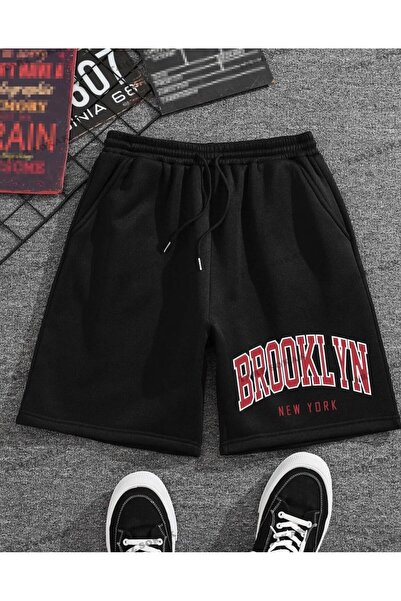 NIGRUM PARDUS Brooklyn Printed Double Pocket 2 Yarn Summer Plus Size Men's Be...