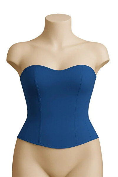 SS HOME CONCEPT Blue Mi 9155 Sweat-Absorbing Corset Bustier