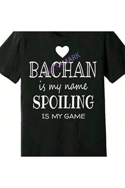 9TAY تي شيرت رجالي مضحك بأكمام قصيرة مطبوع عليه عبارة "Bachan Is My Name Japa...