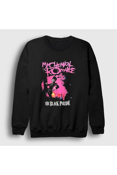 Presmono Unisex Black Pepe the Black Parade My Chemical Romance Sweatshirt 61...