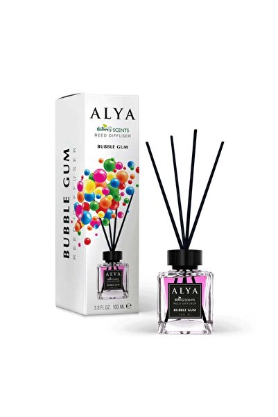 ALYA Odorizant de Camera Gumă de Mestecat 100ml, Reed Diffuser cu Betisoare d...