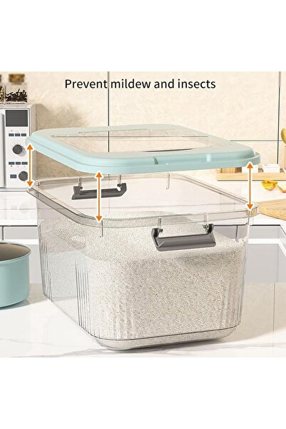 Vinnatsu Rice Dispenser, Rice Barrel, Pet/Cat/Dog Food Storage Container,Food...