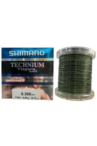 Shimano Technium Tribal 1100mt 0.305mm 8.5kg Monofilament Misina Camo