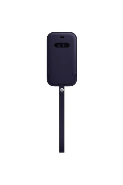 Apple Γνήσια Θήκη Leather Sleeve MagSafe Cover Deep Violet iPhone 12 / 12 Pro...