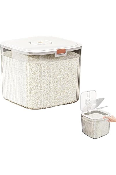 GENERAL Airtight Rice Storage Container,Large Food Storage Bin for Kitchen wi...