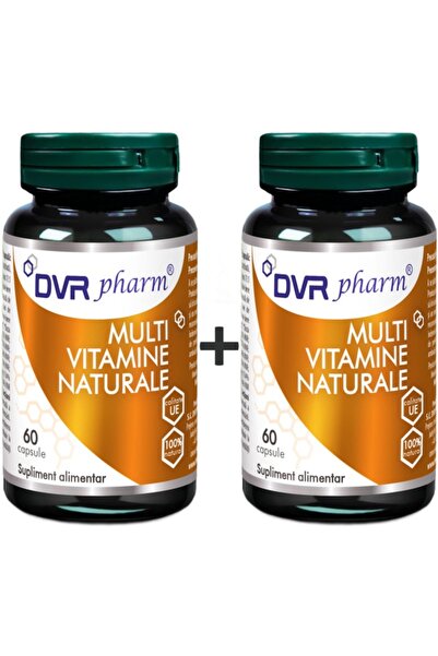 DVR Pharm Pachet MultiVitamine Naturale extracte standardizate Puritate Biodi...