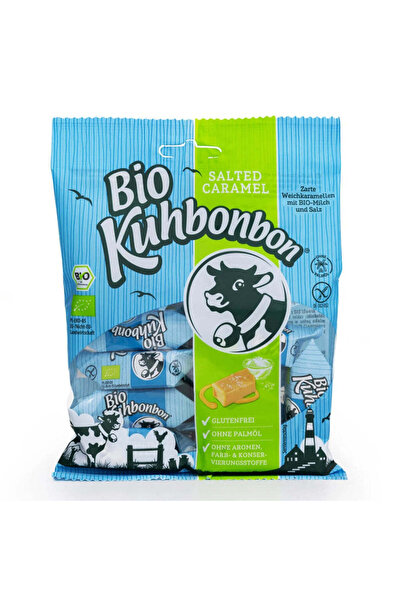 Kuhbonbon Bomboane organice cu caramel sărat 120 g