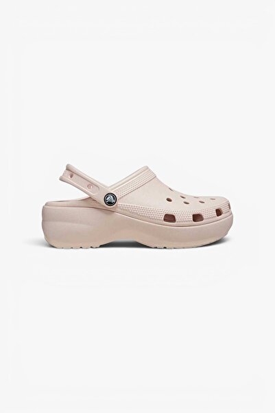 Crocs 206750-6ur Classic Platform Clog W Women's Slippers Cream