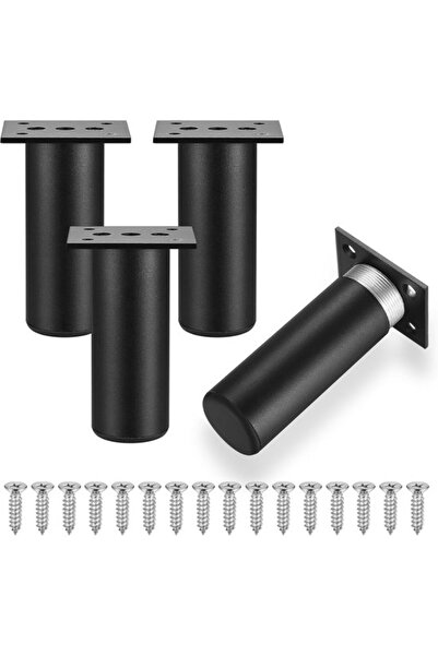 Morvena Picks Picioare Mobila 12 cm, Aliaj de Aluminiu pentru Scaune, Mese si...