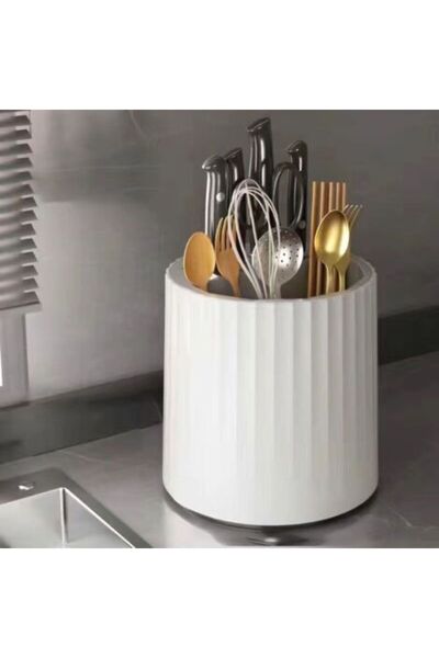 STARSTAR 360° rotating knife holder, suitable for kitchen countertops; large-...