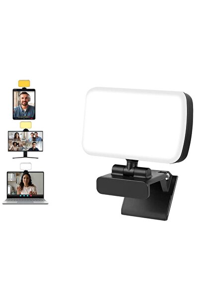 STARSTAR Video Conferencing Light, Square with Clip & USB, 80 LEDs, 3 Colors,...