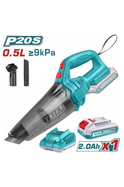 TOTAL Ασύρματη σκούπα Li-ion 20V / 2Ah / 1 μπαταρία (TVLI20126)