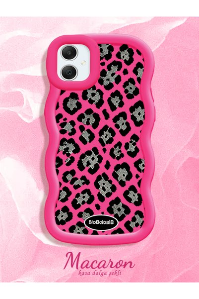 CHICASELUX Samsung Galaxy A05 Compatible Wavy Frame Leopard Print High Qualit...