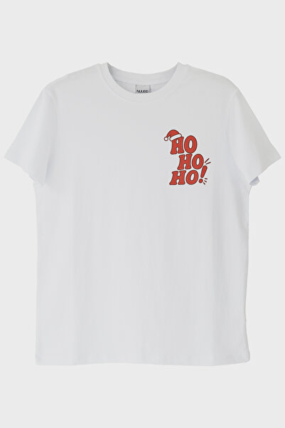 lofux Ho Ho Ho White T-Shirt