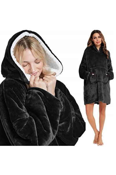 SNM Hanorac Oversize Cu Gluga, Material 100% Poliester, Marime One Size Intl,...
