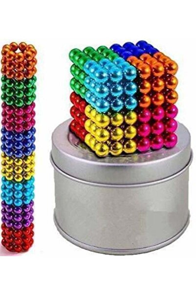 Generic Colourful Magnetic Beads Early Education Puzzle Toy for Kids 125 pcs