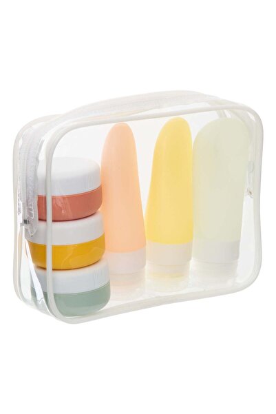 FİVE Set de accesorii de călătorie, 18x5x13 cm, Transparent