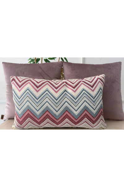 Elanora Home Decorative cushion covers, high-quality woven fabric, set of 3