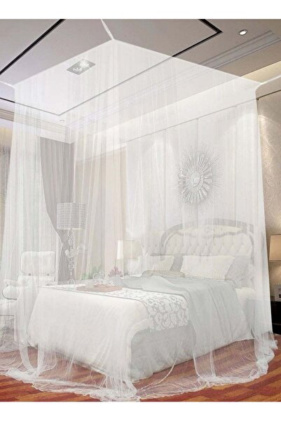 Sleep Night ناموسية سرير معلقة بتصميم مظلة، شبكة كاملة، لتزيين غرفة النوم، بر...