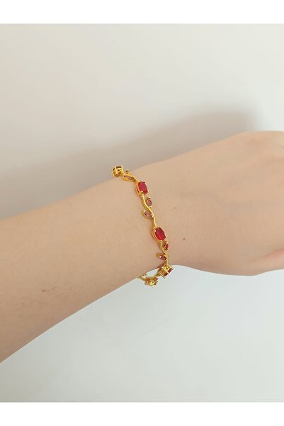 bijoux uniques Zircon Stone Waterway Leaf Flower Ivy Steel Bracelet