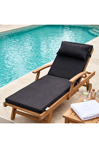 TextiLici Saltea Sezlong Premium 2 Segmente, Material Oxford 300g/mp, Husa De...