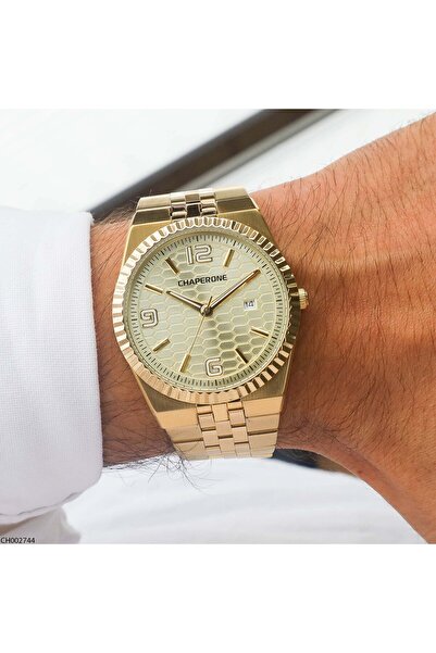 Chaperone Ch002744 Men's Wristwatch with Steel Strap