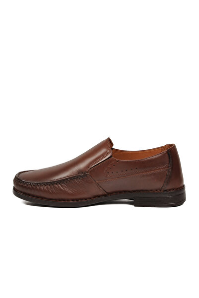 Voyager Men's Tan Genuine Leather Comfort Sole Laceless Classic Moccasin Loaf...