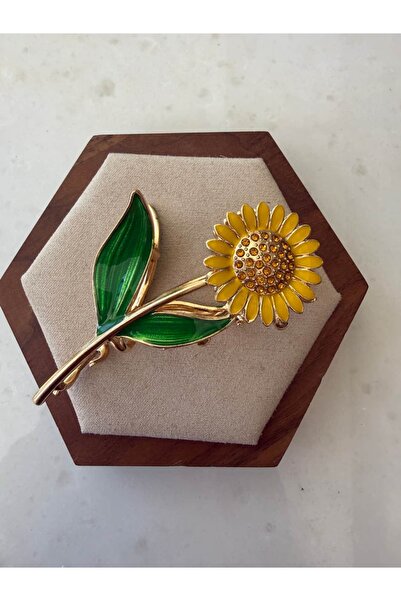 My Joyas Design Ay Çiçeği Metal Toka