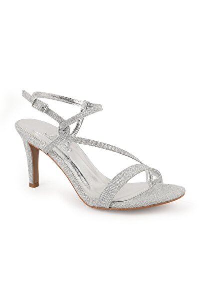Libero Women's Heeled Sandals Thin Heel Cross Strap Wedding Dress and Evening...