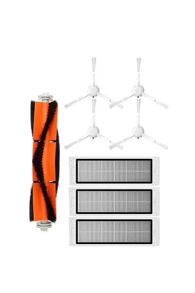LİN GRUP Set de 8 piese de schimb compatibile cu aspiratorul robot Xiaomi Vac...
