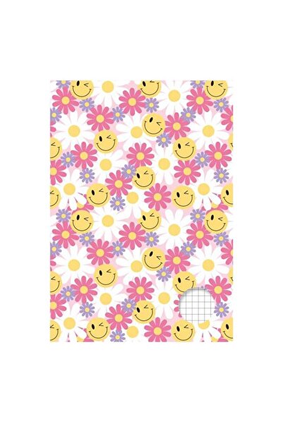 Jumbo Caiet de matematică A5 cu copertă florală - 60 de pagini