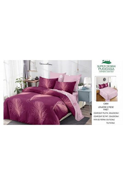 Pucioasa Set de lenjerie de pat gros Finet, 6 piese BBA24